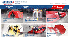 Desktop Screenshot of gumotex-rescue-systems.com